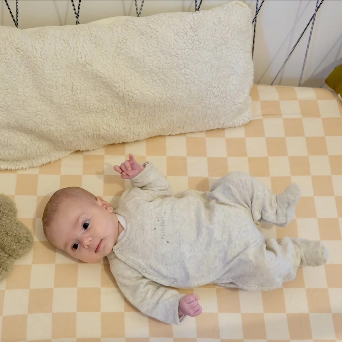 Drap Housse Damier Barbe à Papa - Image 4