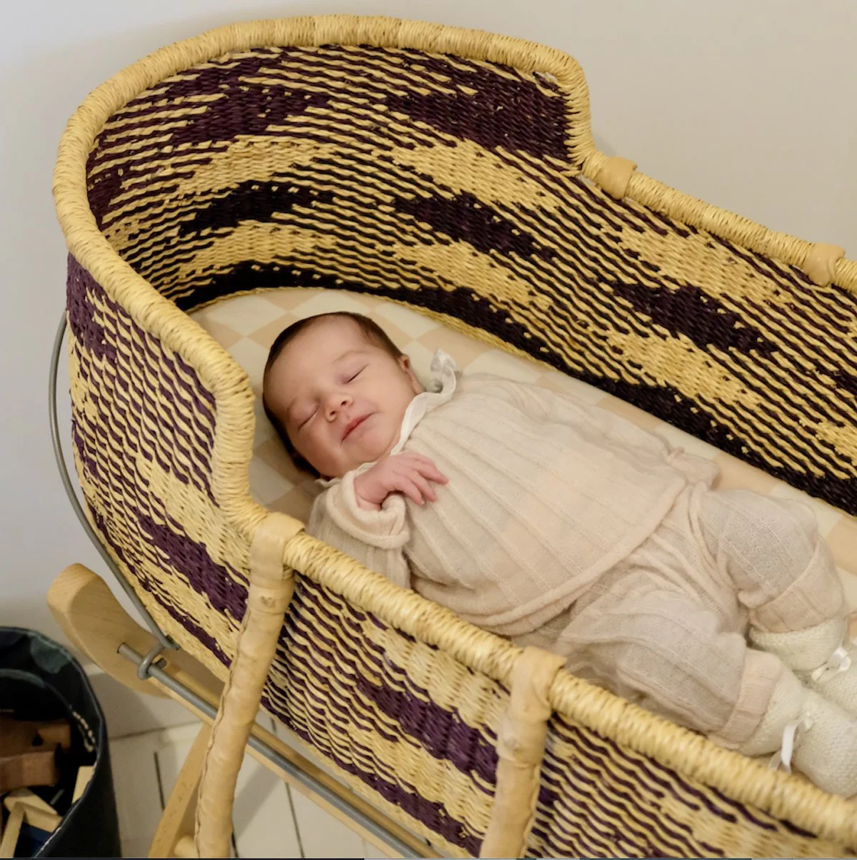 Housse matelas à langer Damier Barbe à Papa - Image 3
